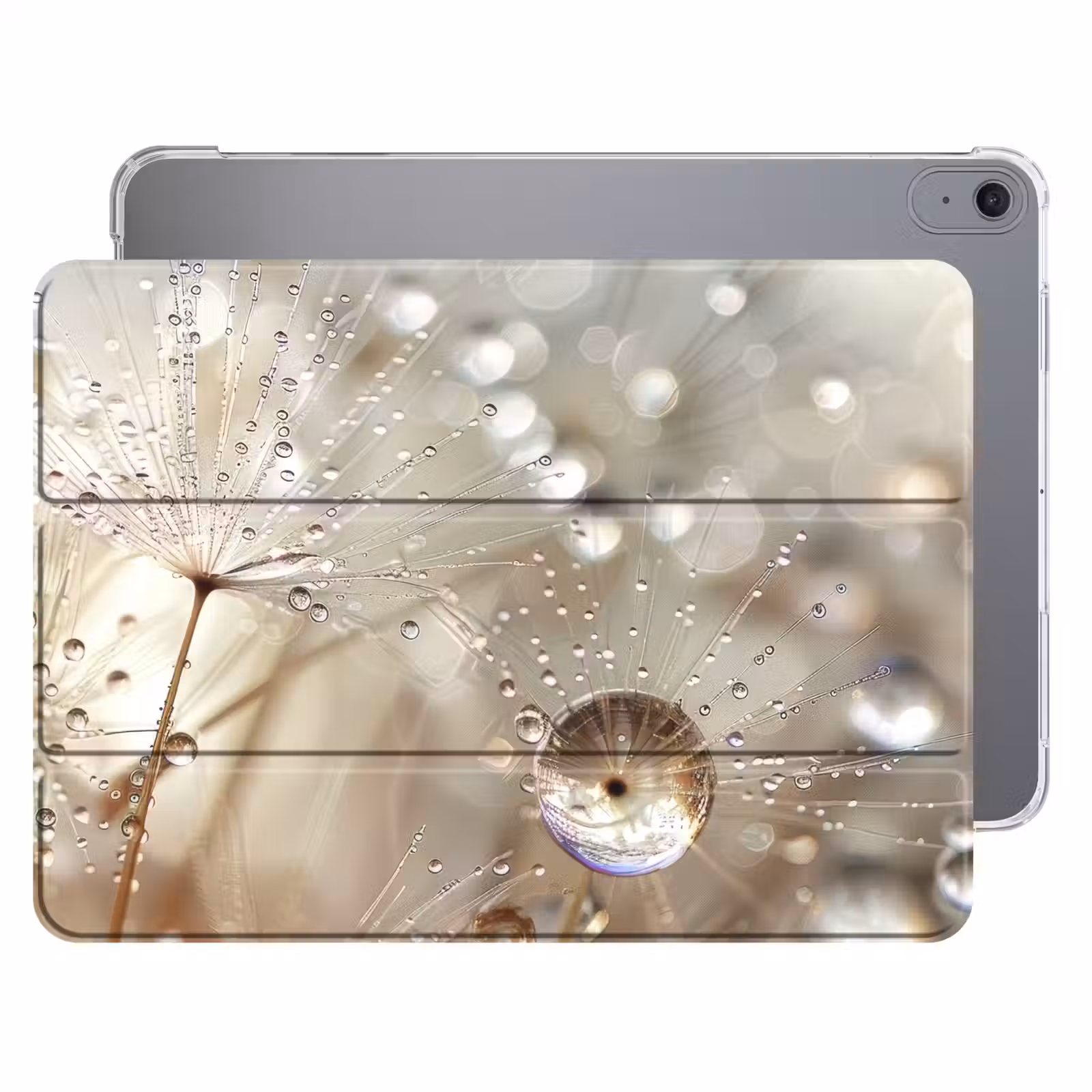 iPad hoes - Natuur - Bloemen - Druppels - Regen — 1