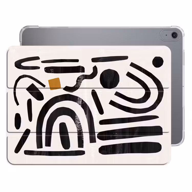 iPad hoes - Abstract - Kunst - Vormen - Zwart — 1