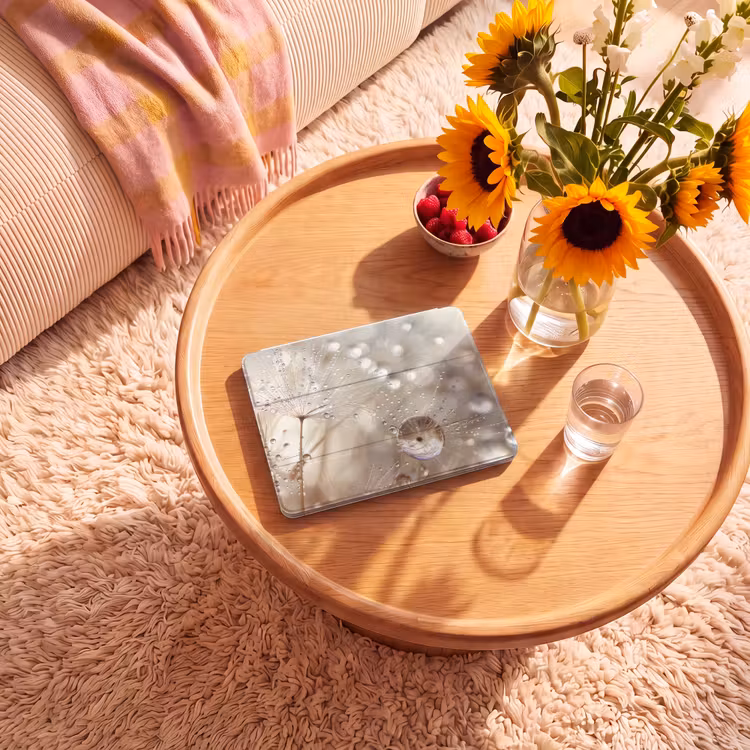 iPad hoes - Natuur - Bloemen - Druppels - Regen — 2