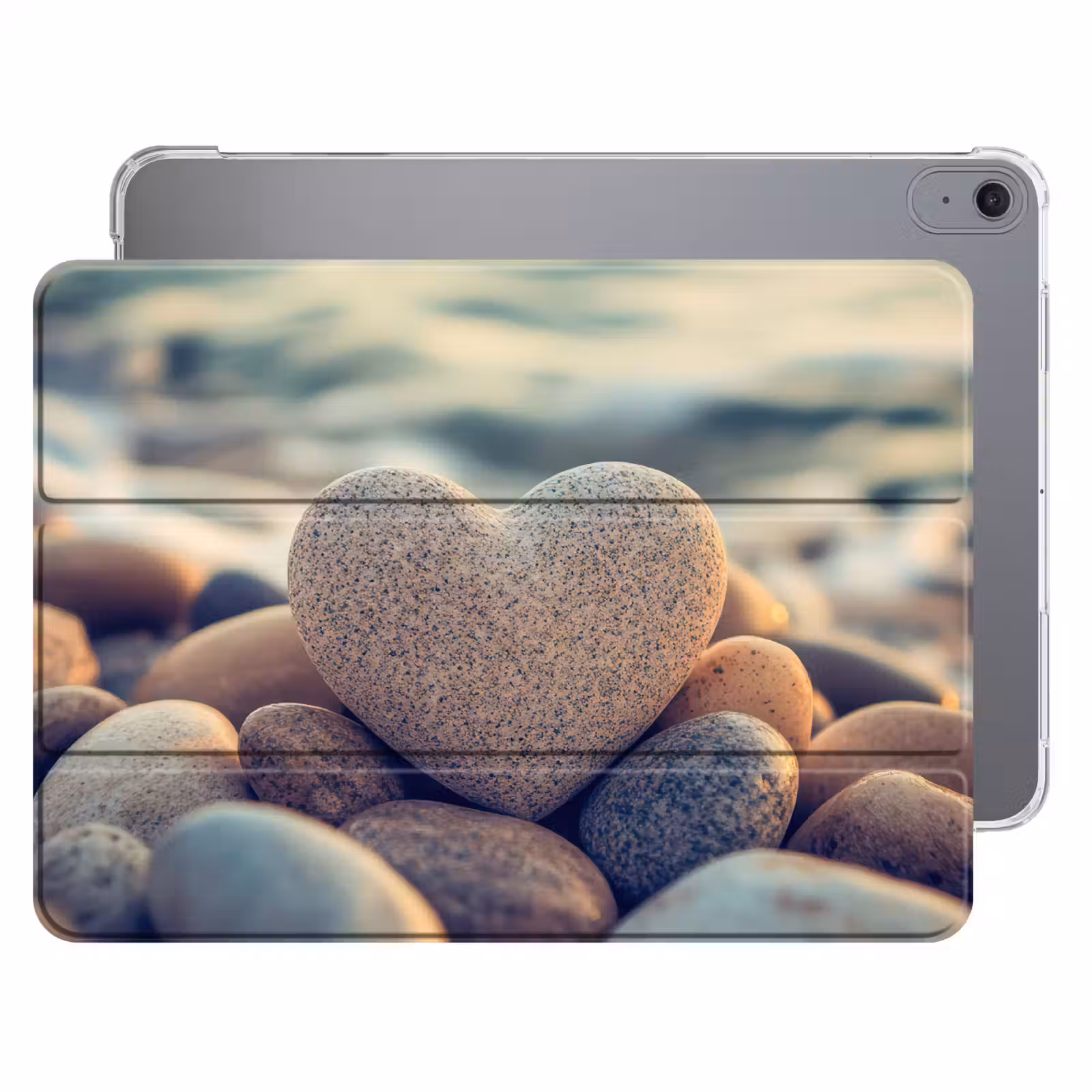 iPad hoes - Hart - Stenen - Natuur - Keien - Zen - Kiezelstenen — 1