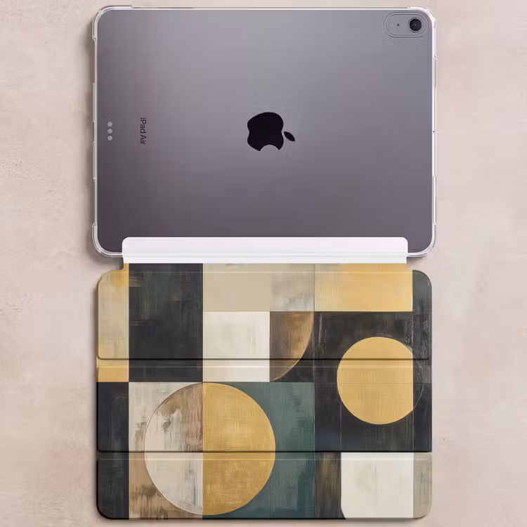 iPad hoes - Abstract - Goud - Brons - Vormen - Geometrisch — 6