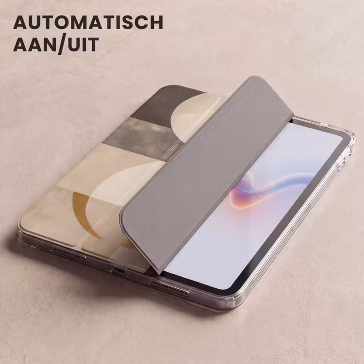 iPad hoes - Abstract - Goud - Grijs - Vormen - Geometrisch — 5