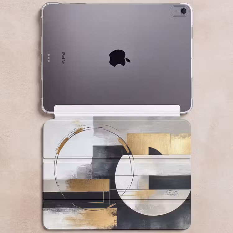 iPad hoes - Abstract - Goud - Zilver - Vormen - Aesthetic — 6