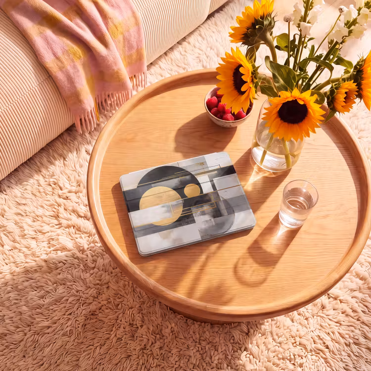 iPad hoes - Abstract - Goud - Zilver - Vormen - Aesthetic - Modern — 2