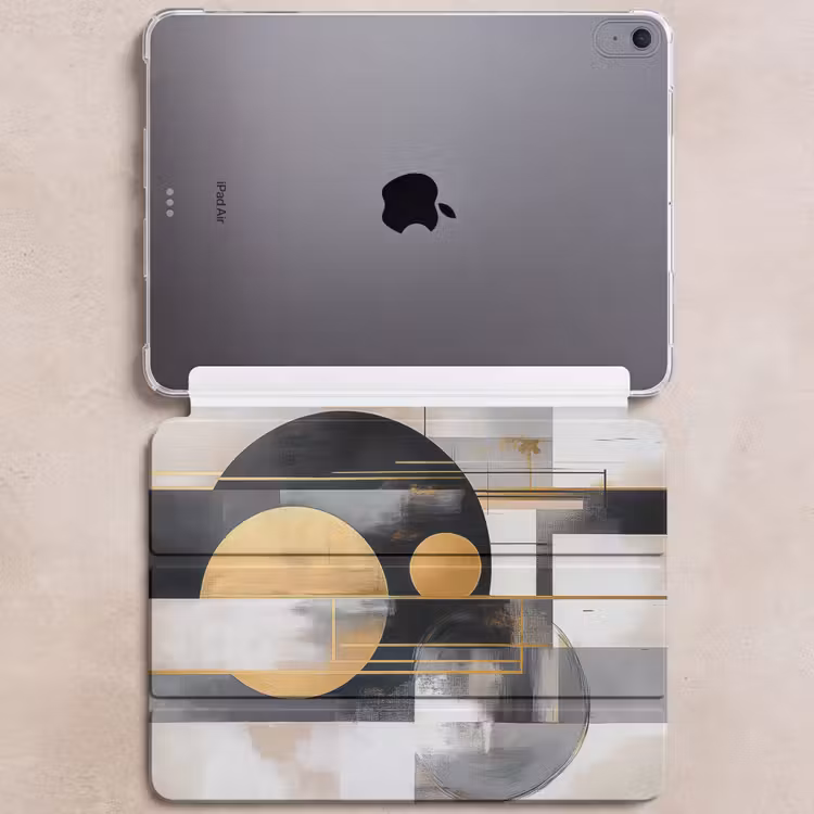iPad hoes - Abstract - Goud - Zilver - Vormen - Aesthetic - Modern — 6