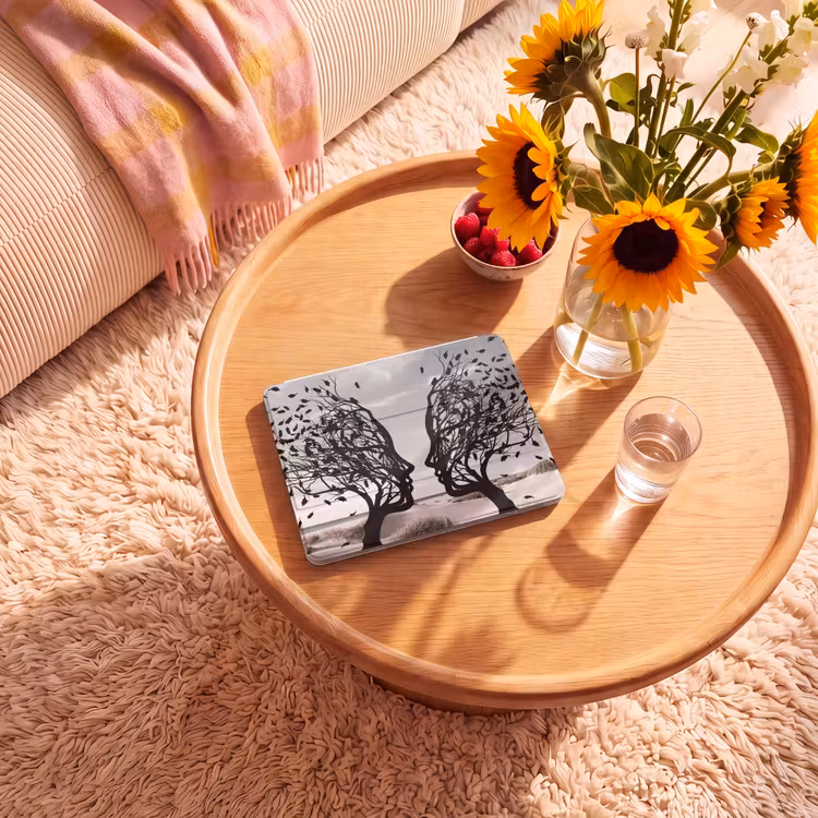 iPad hoes - Bomen - Gezicht - Bladeren - Moderne kunst — 2