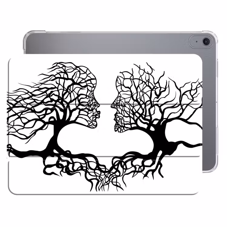 iPad hoes - Bomen - Gezicht - Kunst - Abstract — 1