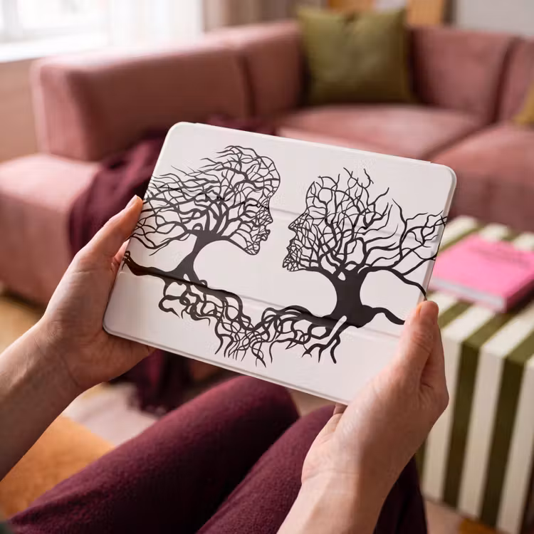 iPad hoes - Bomen - Gezicht - Kunst - Abstract — 4