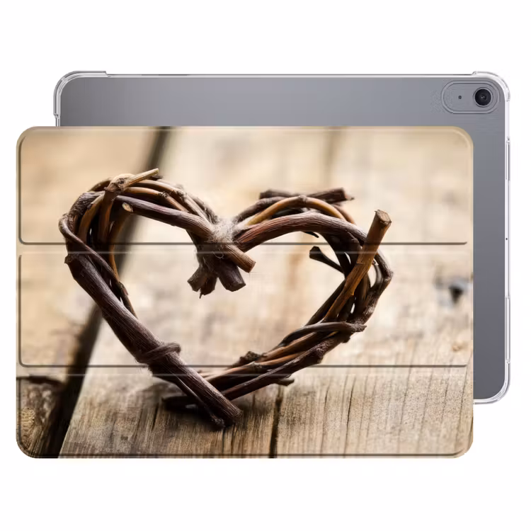 iPad hoes - Hart - Hout - Natuur - Takken - Bruin — 1
