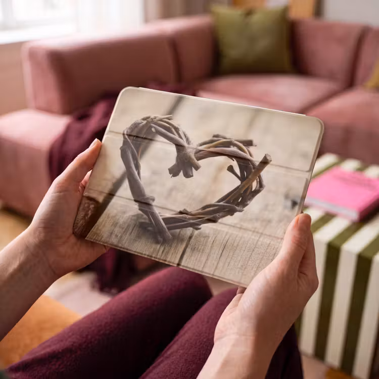 iPad hoes - Hart - Hout - Natuur - Takken - Bruin — 4