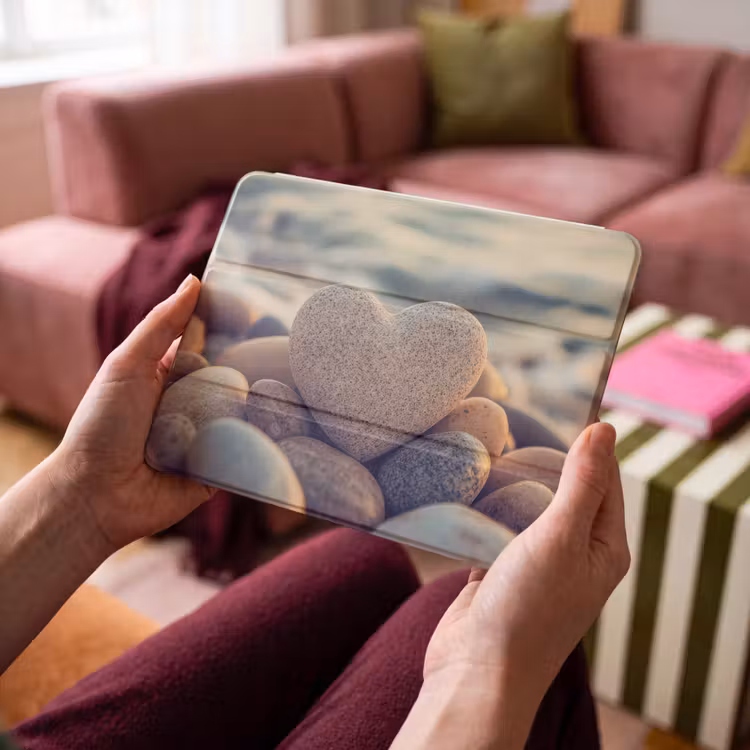 iPad hoes - Hart - Stenen - Natuur - Keien - Zen - Kiezelstenen — 4