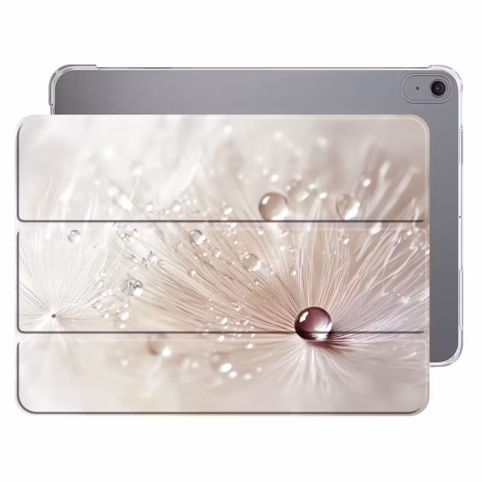 iPad hoes - Bloem - Abstract - Wit - Water - Natuur — 1