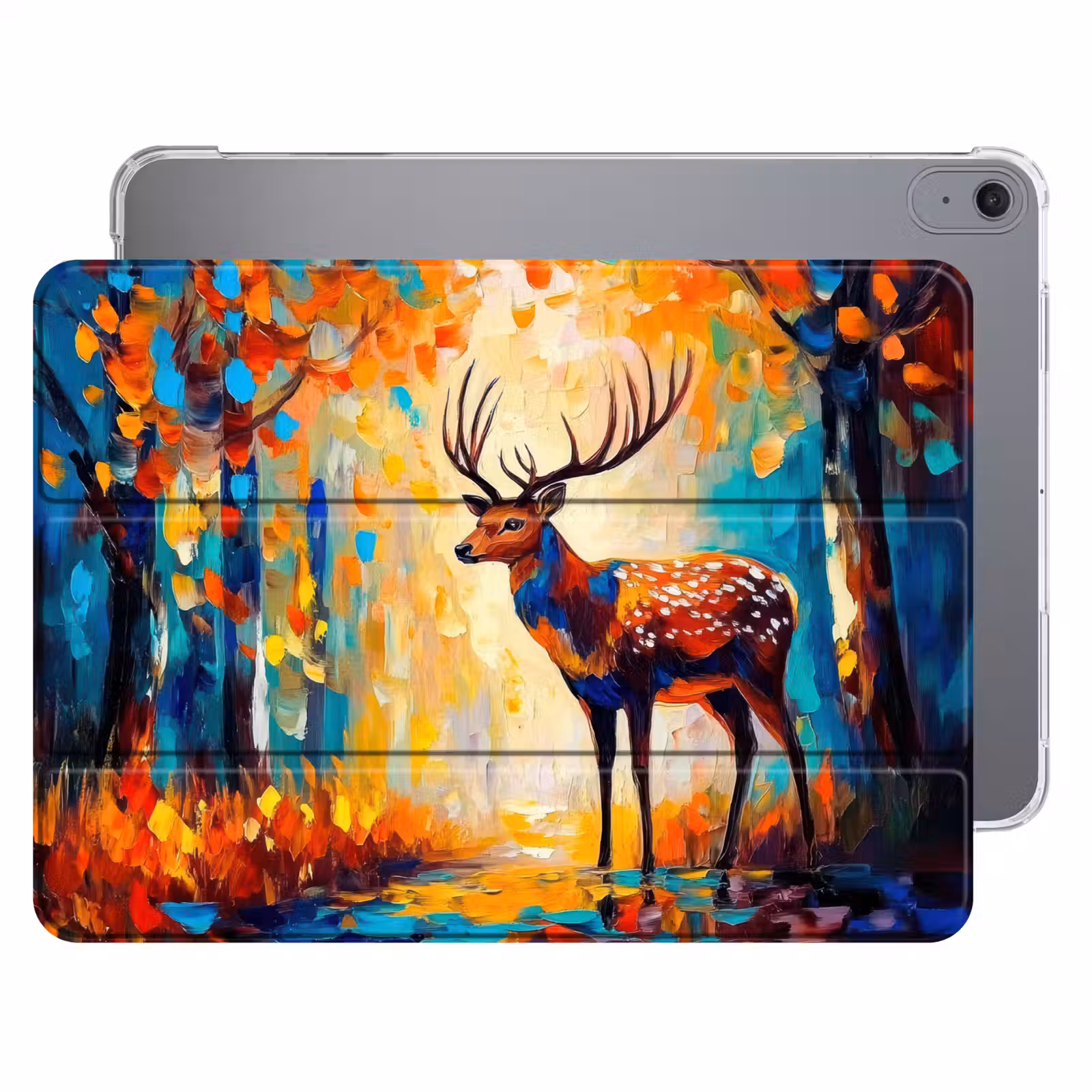 iPad hoes - Hert - Bosdieren - Natuur - Kunst — 1