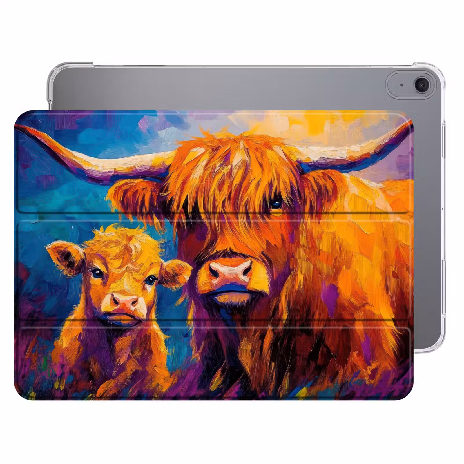 iPad hoes - Schotse hooglander - Koeien - Dieren - Kunst — 1