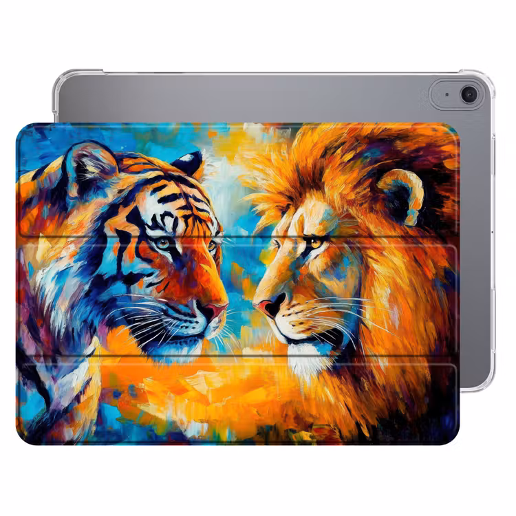 iPad hoes - Dieren - Kunst - Leeuw - Tijger — 1