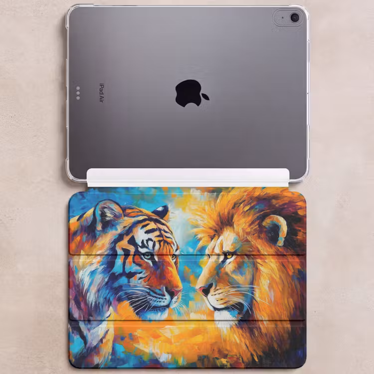 iPad hoes - Dieren - Kunst - Leeuw - Tijger — 6