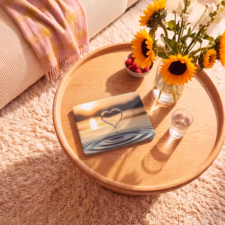 iPad hoes - Hart - Water - Zonsondergang - Natuur - Zen — 2