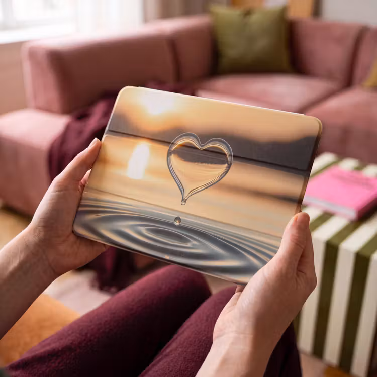 iPad hoes - Hart - Water - Zonsondergang - Natuur - Zen — 4