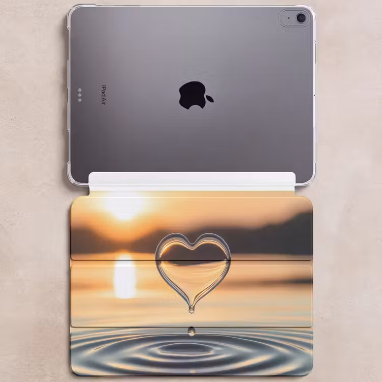 iPad hoes - Hart - Water - Zonsondergang - Natuur - Zen — 6