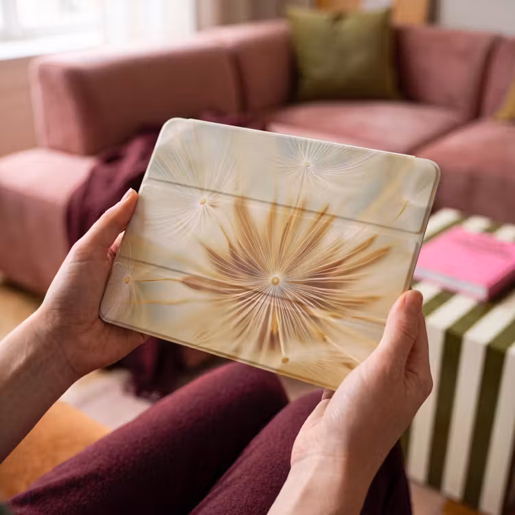 iPad hoes - Paardenbloem - Beige - Abstract - Modern - Natuur — 4