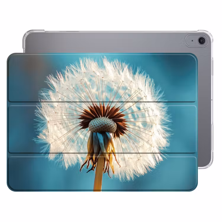 iPad hoes - Paardenbloem - Natuur - Bloemen - Blauw — 1
