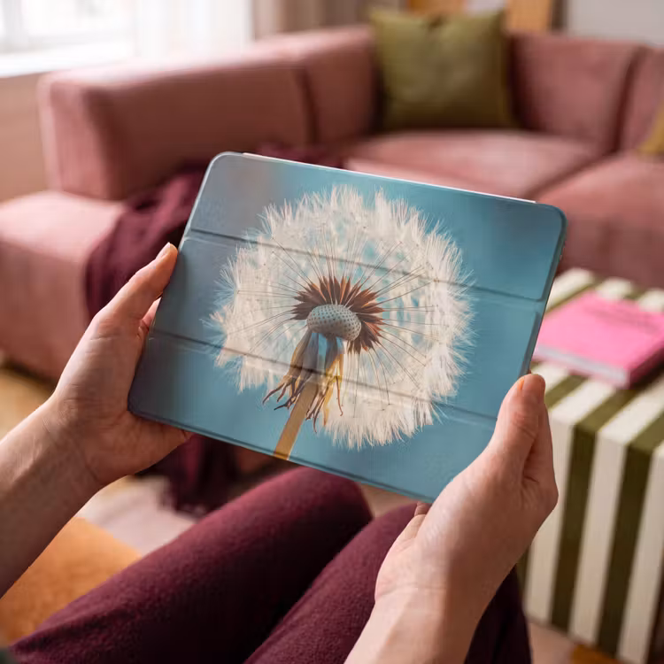iPad hoes - Paardenbloem - Natuur - Bloemen - Blauw — 4