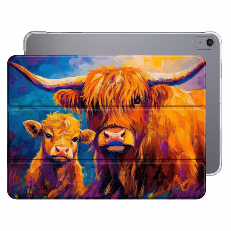iPad hoes - Schotse hooglander - Koeien - Dieren - Kunst — 1