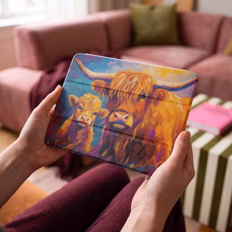 iPad hoes - Schotse hooglander - Koeien - Dieren - Kunst — 4