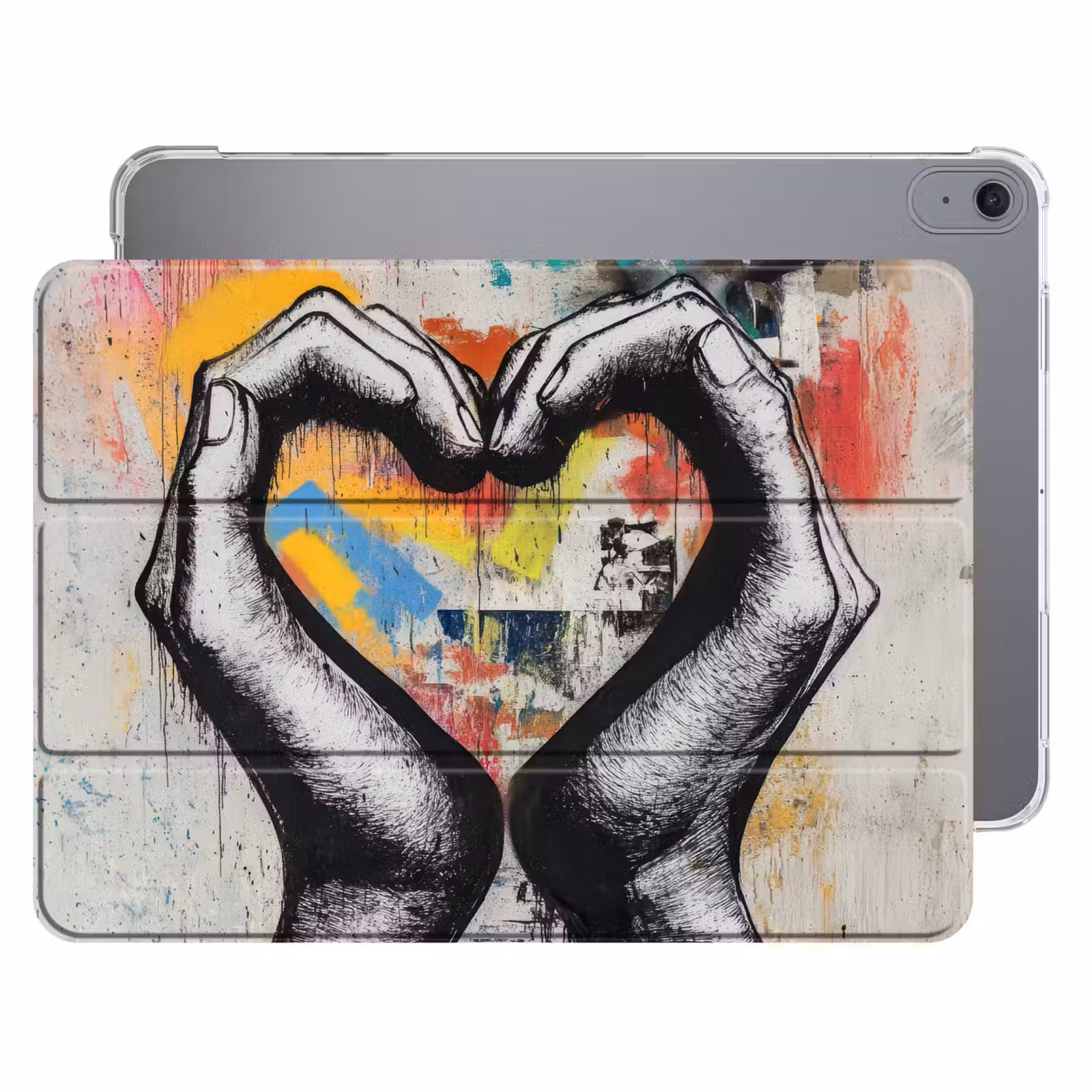 iPad hoes - Handen - Hart - Street art - Graffiti — 1