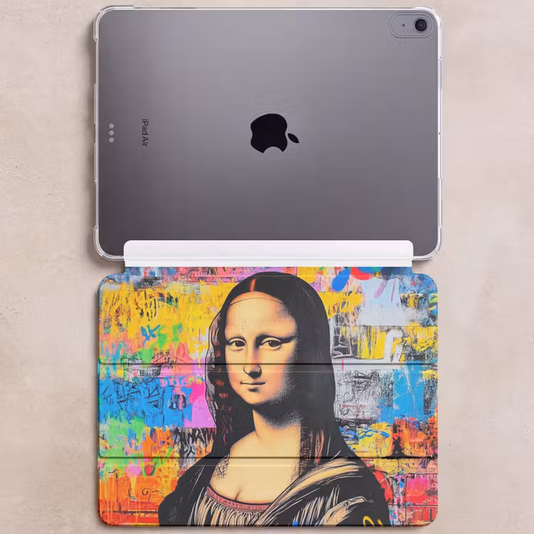iPad hoes - Graffiti - Neon - Mona Lisa - Kunst - Da Vinci — 6