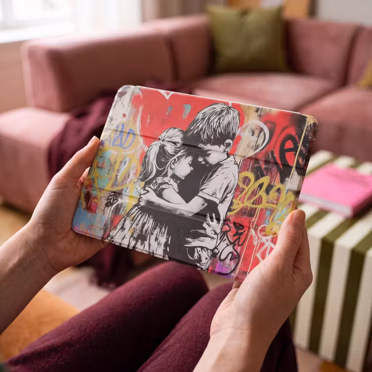 iPad hoes - Graffiti - Zwart wit - Street art — 4