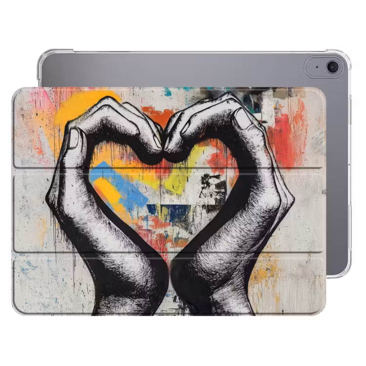 iPad hoes - Handen - Hart - Street art - Graffiti — 1