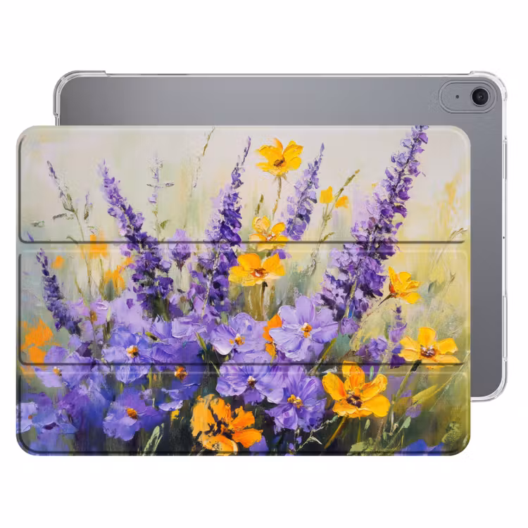 iPad hoes - Lavendel - Bloemen - Natuur - Kunst — 1
