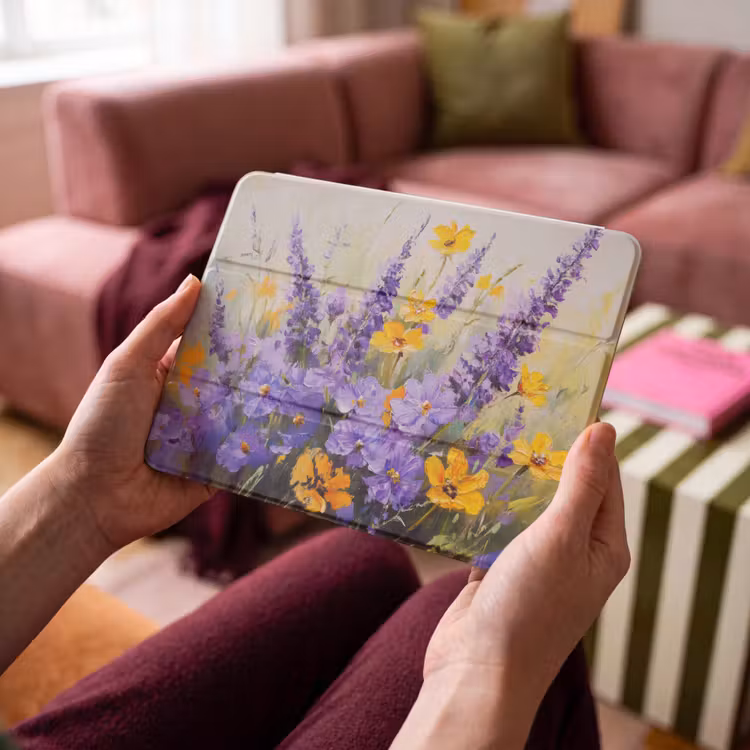 iPad hoes - Lavendel - Bloemen - Natuur - Kunst — 4