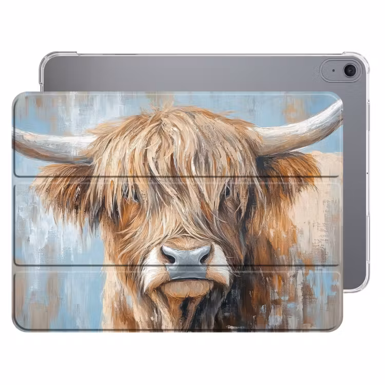 iPad hoes - Schotse hooglander - Dieren - Koe - Street art — 1