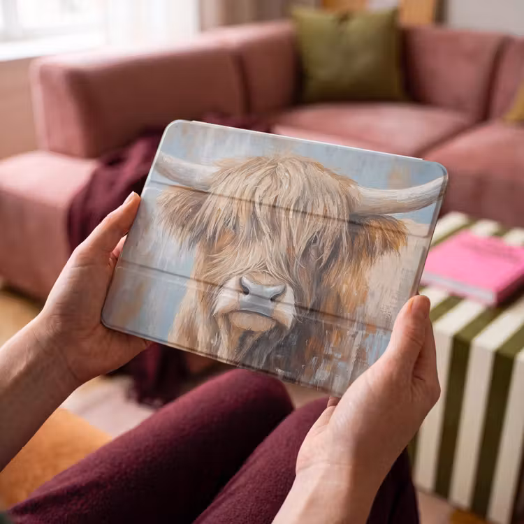 iPad hoes - Schotse hooglander - Dieren - Koe - Street art — 4