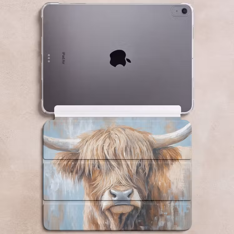 iPad hoes - Schotse hooglander - Dieren - Koe - Street art — 6