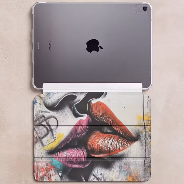 iPad hoes - Street art - Lippen - Kus - Graffiti — 6