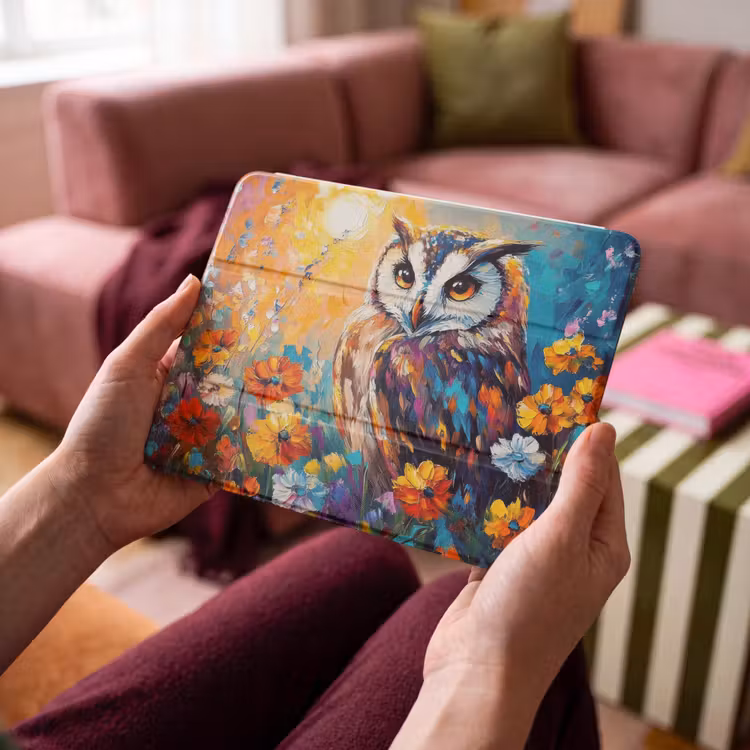 iPad hoes - Uil - Bloemen - Kunst - Zonsondergang — 4