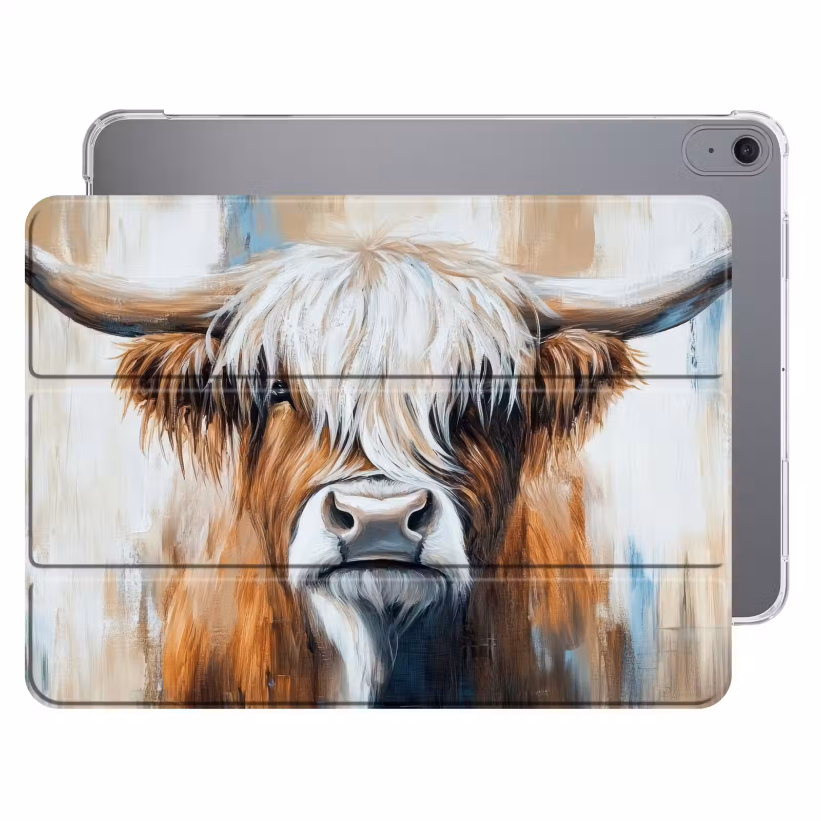 iPad hoes - Schotse hooglander - Street art - Vintage - Koe - Dieren — 1