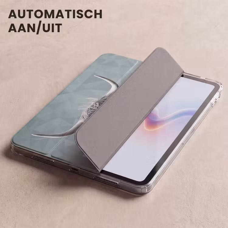 iPad hoes - Schotse hooglander - Zwart wit - Patroon - Driehoek — 5