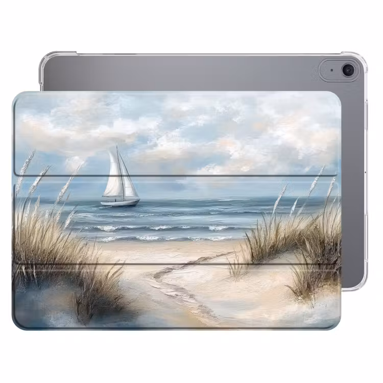 iPad hoes - Zee - Zeilboot - Strand - Duinen - Vintage — 1