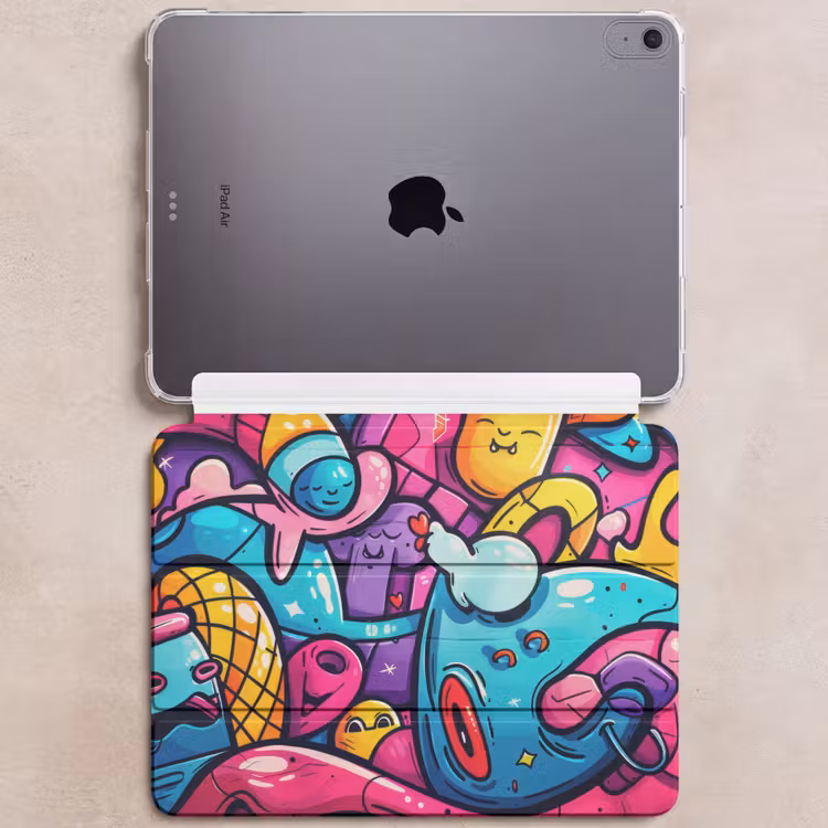 iPad hoes - Abstract - Neon - Design - Kleurrijk - Graffiti — 6