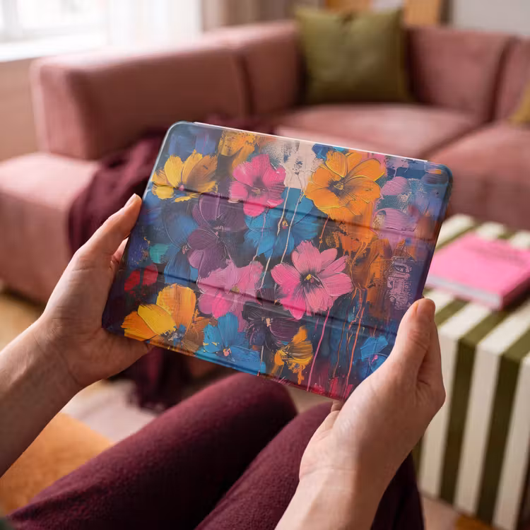 iPad hoes - Bloemen - Kleurrijk - Abstract - Modern — 4