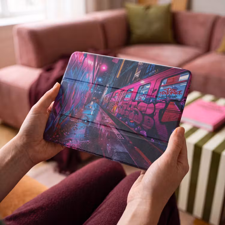 iPad hoes - Stad - Neon - Nacht - Roze - Graffiti — 4