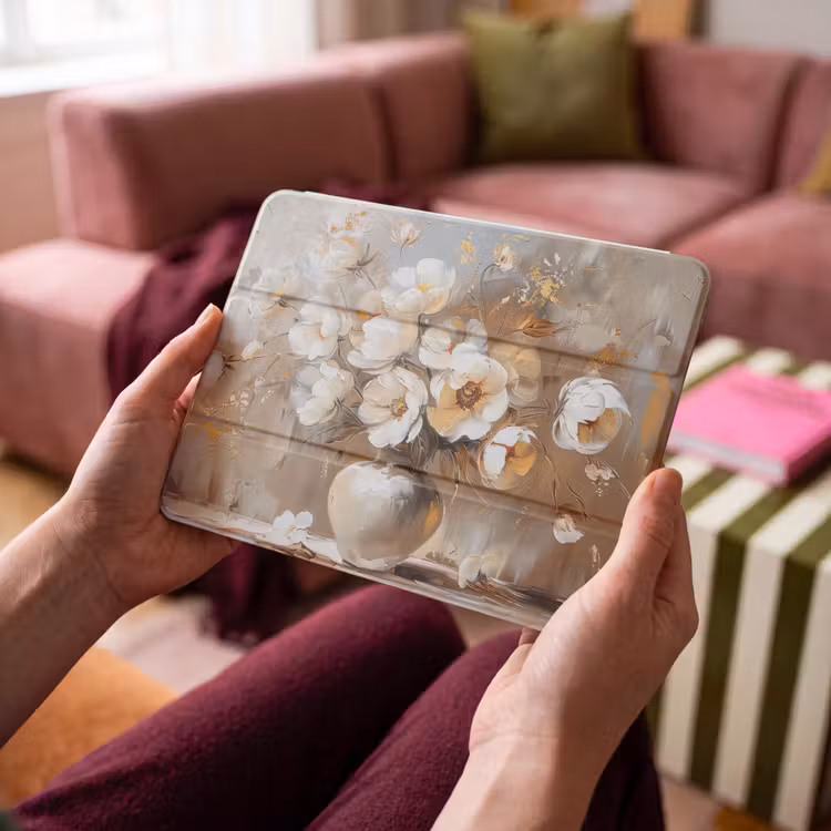 iPad hoes - Vaas - Bloemen - Kunst - Goud — 4