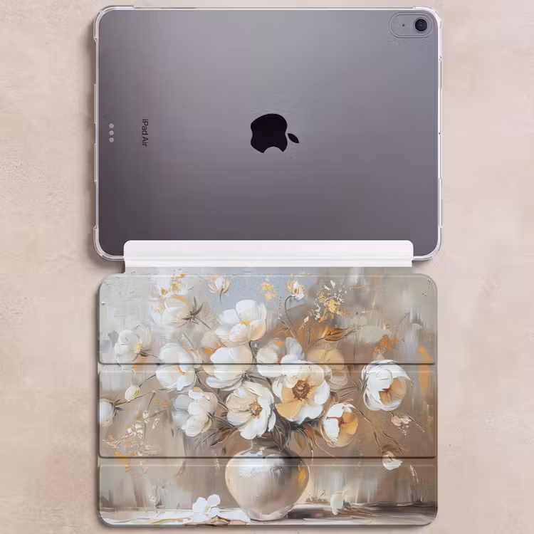 iPad hoes - Vaas - Bloemen - Kunst - Goud — 6