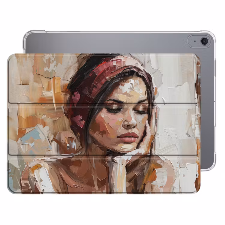 iPad hoes - Vrouw - Verflook - Portret - Modern — 1