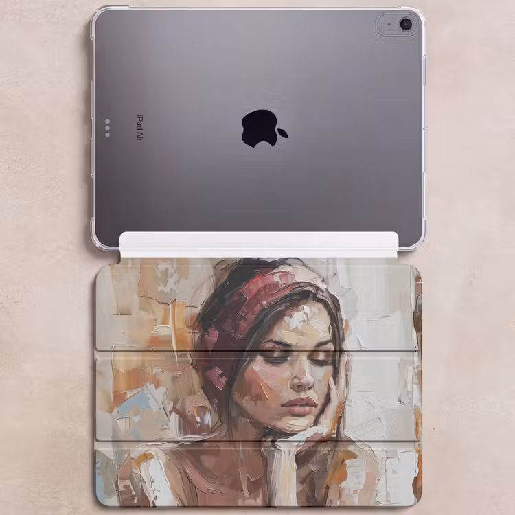 iPad hoes - Vrouw - Verflook - Portret - Modern — 6