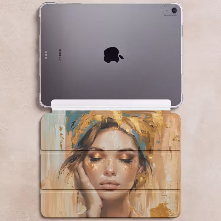 iPad hoes - Vrouwen - Portret - Luxe - Goud — 6